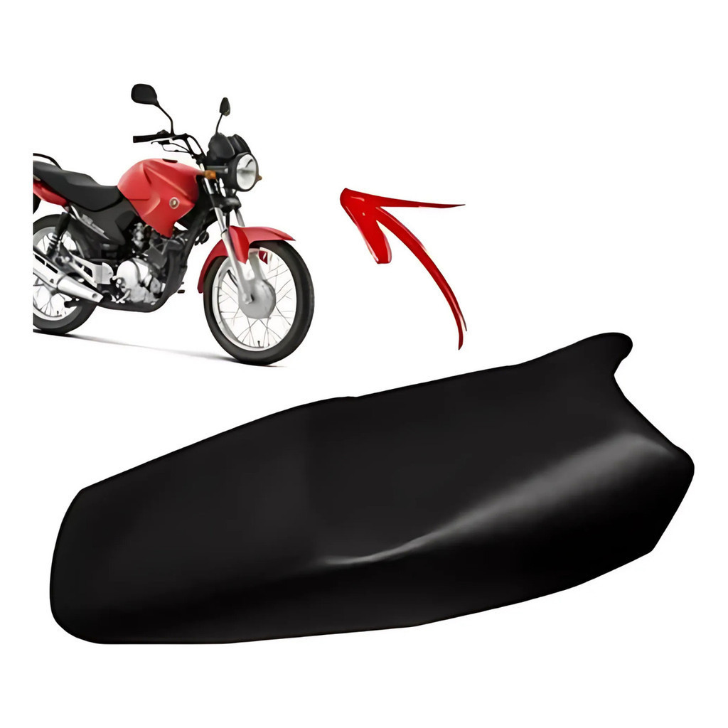 Capa Do Banco Moto Factor 125 09 A 15 Modelo Original Preta