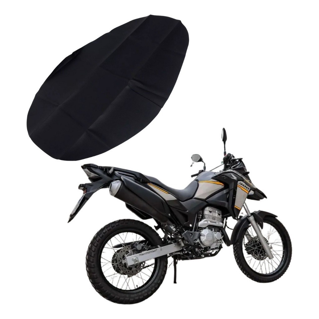 kit ATACADO 10 Capa para banco moto XRE 300 Preta – Versatilidade em qualquer terreno