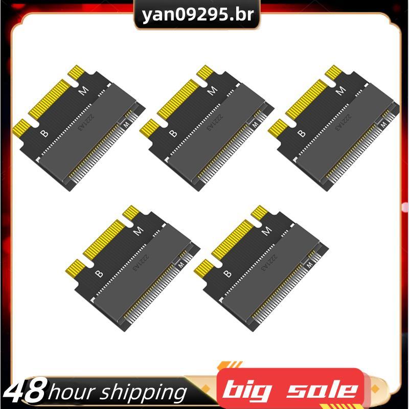 Adaptador De Extensão M . 2 NVME-Key 2230 A 2242 Para Séries X270 X280 T470 T480 L480 T580 (5 Unidades)