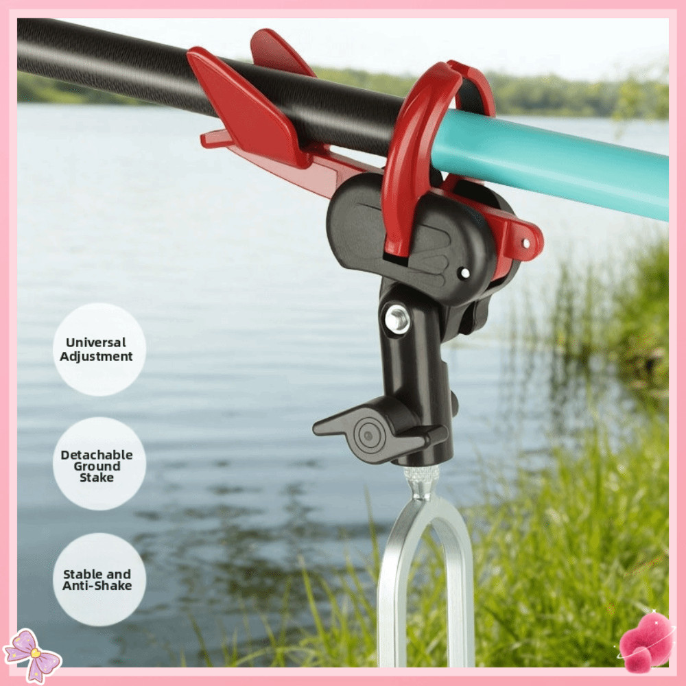 Suporte De Haste Ajustável , 90 ° Para Vara De Pesca Com Travamento Automático , Montagem