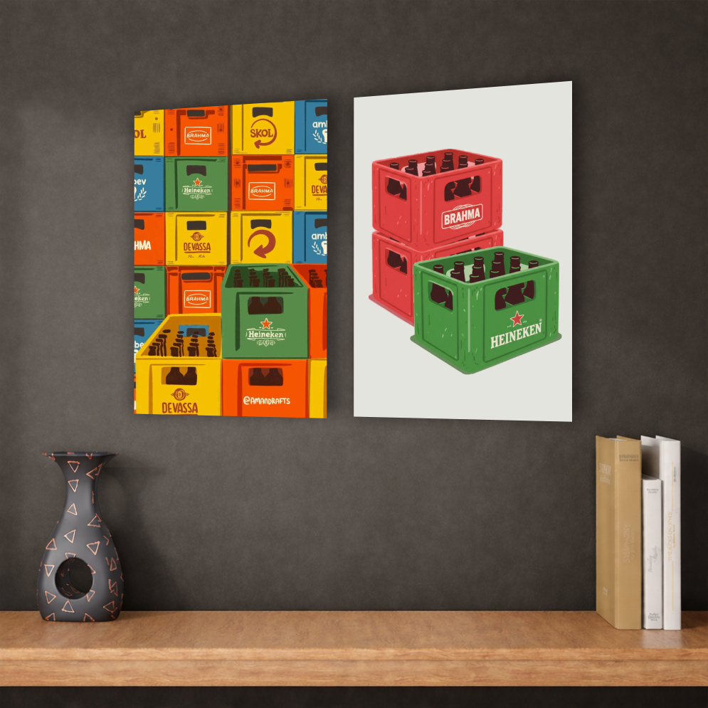 Kit 2 Quadros Decorativos Bar Bebida Cantinho Buteco Churrasco Garrafas Para Cozinha Boteco