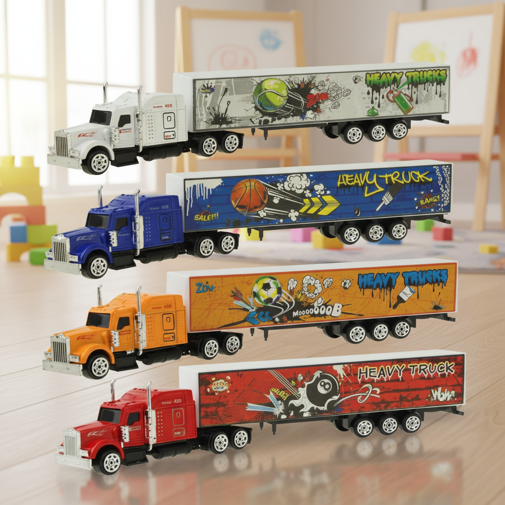 Miniatura de caminhão tanque em liga die-cast, brinquedo modelo de carro de engenharia, presente para meninos e