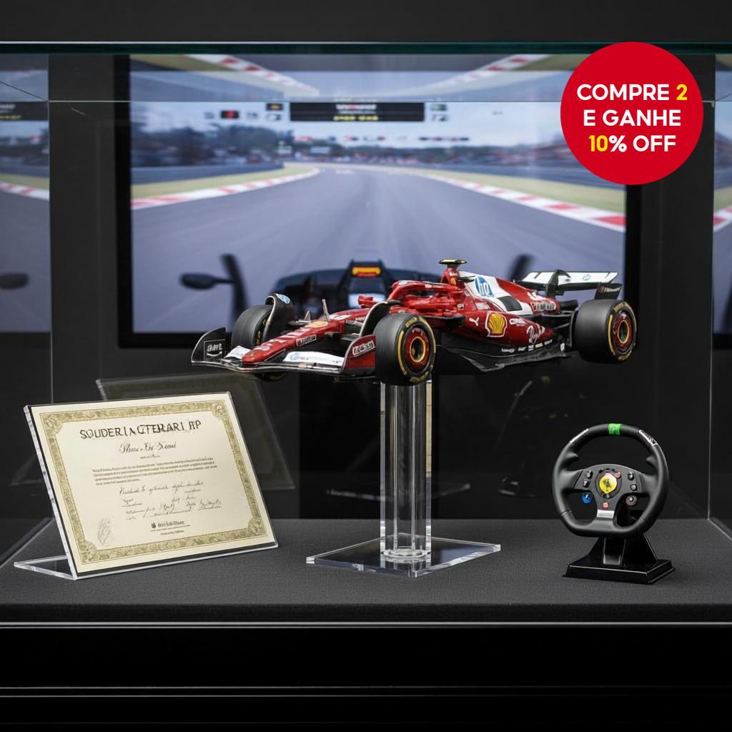 Bburago 1:43 F1 2025 Scuderia Ferrari HP SF25 #16 Charles Leclerc #44 Lewis Hamilton Modelo de Carro de Liga Die Cast