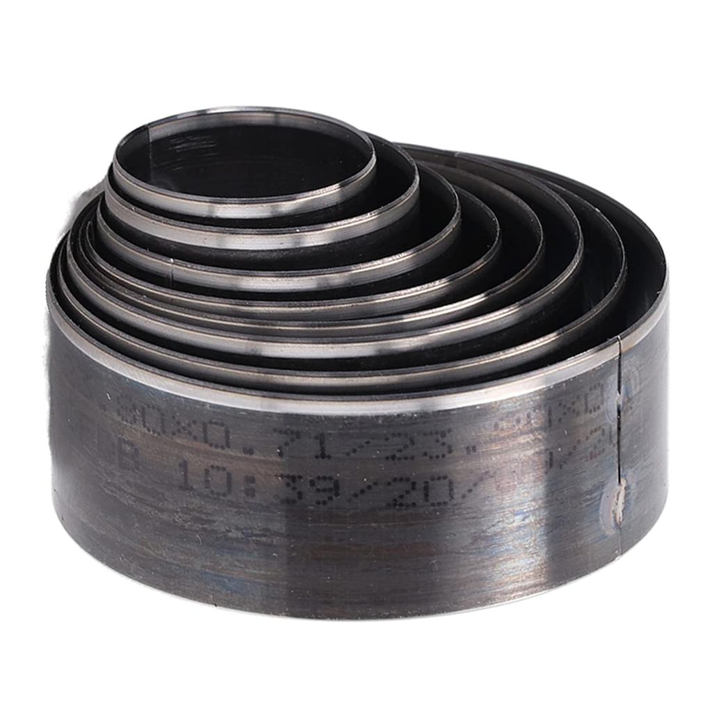 8Pcs Leather Hole Punch Die Round 2560mm Hole Hollow Cutting Leather Circle Punch Punching Die Alloy Steel Deform