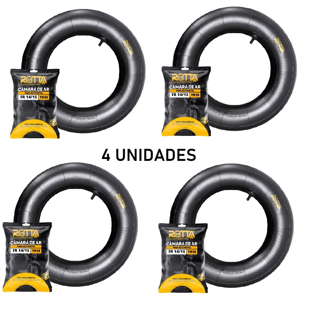 Camara De Ar Pneu Aro 14 Aro 15 Vw Fiat Chevrolet Medidas 165 175 185/60-14