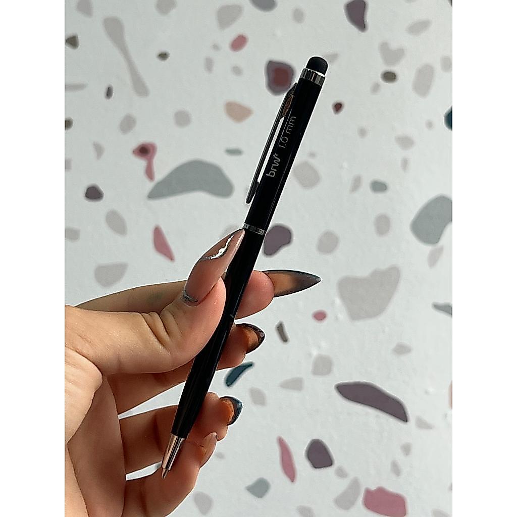 Caneta Esferográfica com Touch Stylus 1.0mm Tinta Azul Ideal para Smartfones Tablets Iphone CA0702 Escritório Escolar
