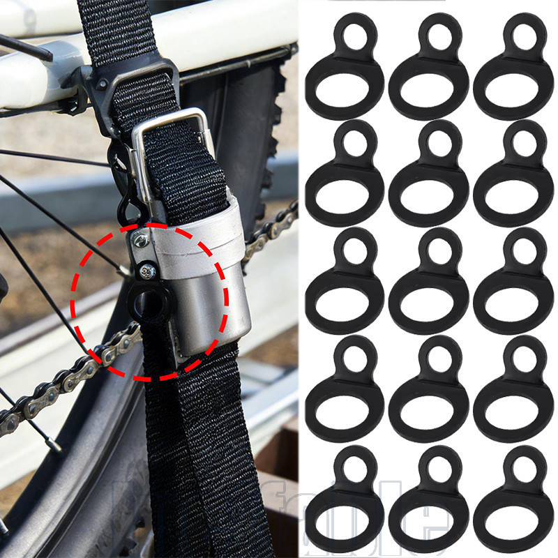 Laço De Cinta De Ligação Fixa Preta De 5-1 Unidade-Para Base De Trailer-Gancho De Alça De Carga De Aço Inoxidável-Loops