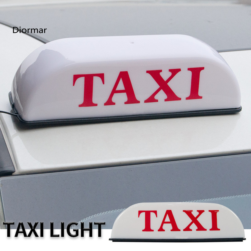 Attractive Taxi Roof Sign Durable Waterproof Magnetic Light 12v Led Lamp Quick Install Energy Efficient Long Lifespan fo