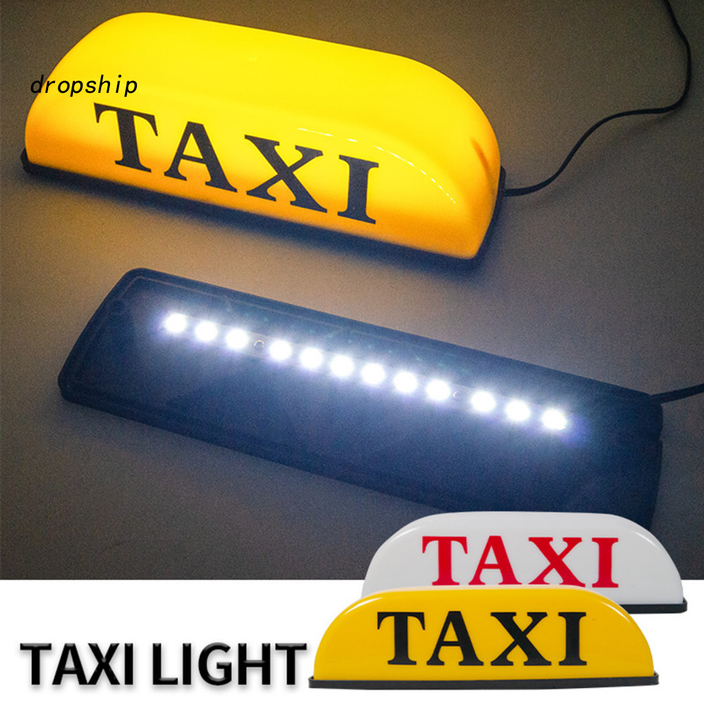 Quick Installation Taxi Light Customer Attracting Roof Sign Waterproof Magnetic 12v Led Lamp Install Energy Efficient Lo