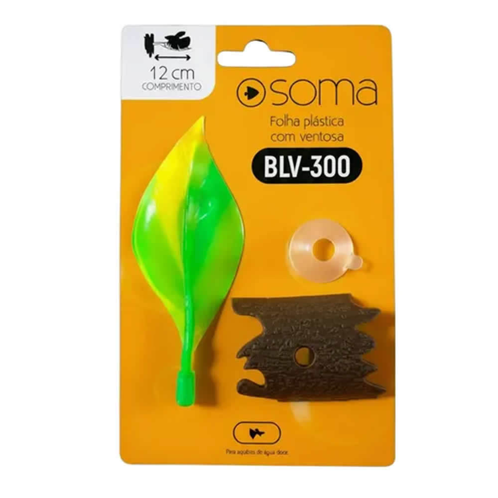 FOLHA PLASTICA SOMA PARA BETTA BLV-300 COM TRONCO E VENTOSA (12CM)