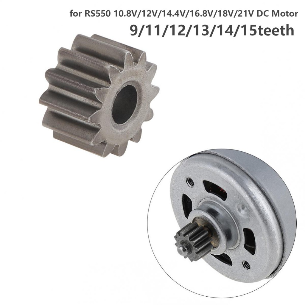1 Peça 9/11/12/13/14/15 Dentes Engrenagem De Motor Substituível Para RS550 10.8V/12V/14.4V/16.8V/18V/21V DC
