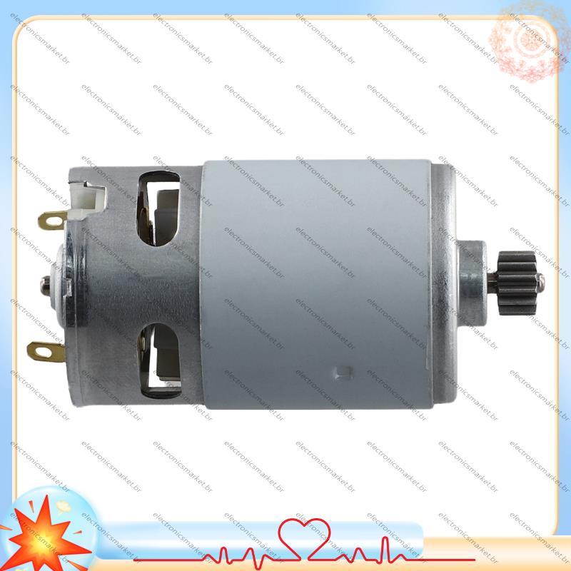 [Em Vendas E] 21V RS550 DC Motor 14 Dentes 9.5mm Engrenagem Para Mini Motosserra Elétrico Broca Recarregável Acessórios