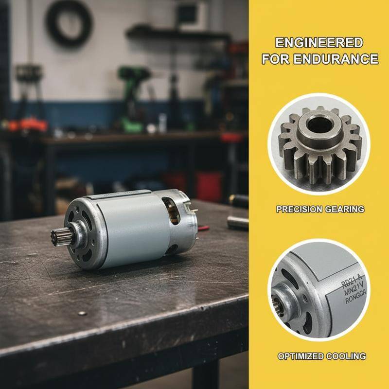 Motor DC RS550 Confiável RE 21V Com Velocidade De 28000 Rpm E Engrenagem De 14/12 Dentes Para Serras ST