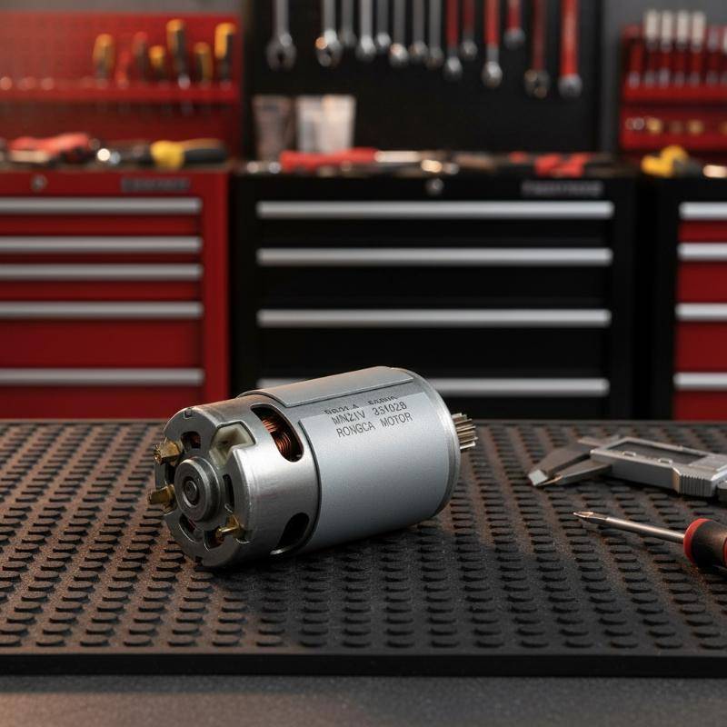 [RE] Motor DC Versátil 21V RS550 28000RPM Com Engrenagem De 14/12 Dentes Para Serra Elétrica ks R