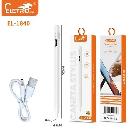 Caneta Touchscreen Stylus Universal Para Celular Tablet iPad EL-1840