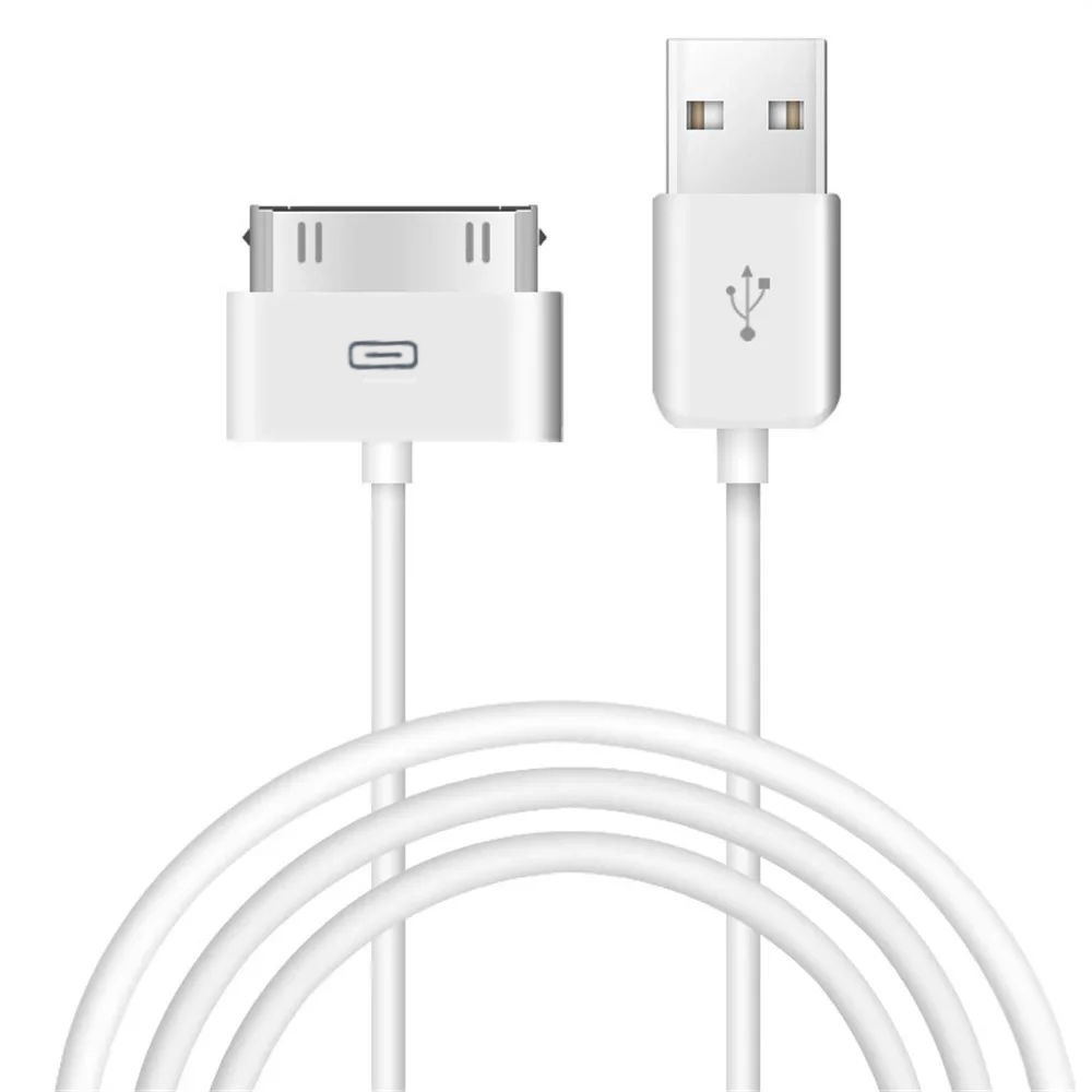 Cabo de Dados e Carregamento USB 1M Adaptador para iPhone 4 4s 3G 3GS iPad 1 2 3 Touch Telefone
