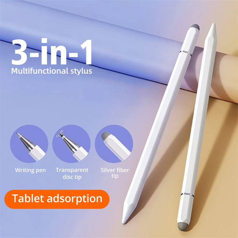 Caneta Stylus Magnética 3 Em 1 , Adsorção Sensível Ao Toque , Compatível Com Tablets E Telefones iPad/iPhone/Huawei