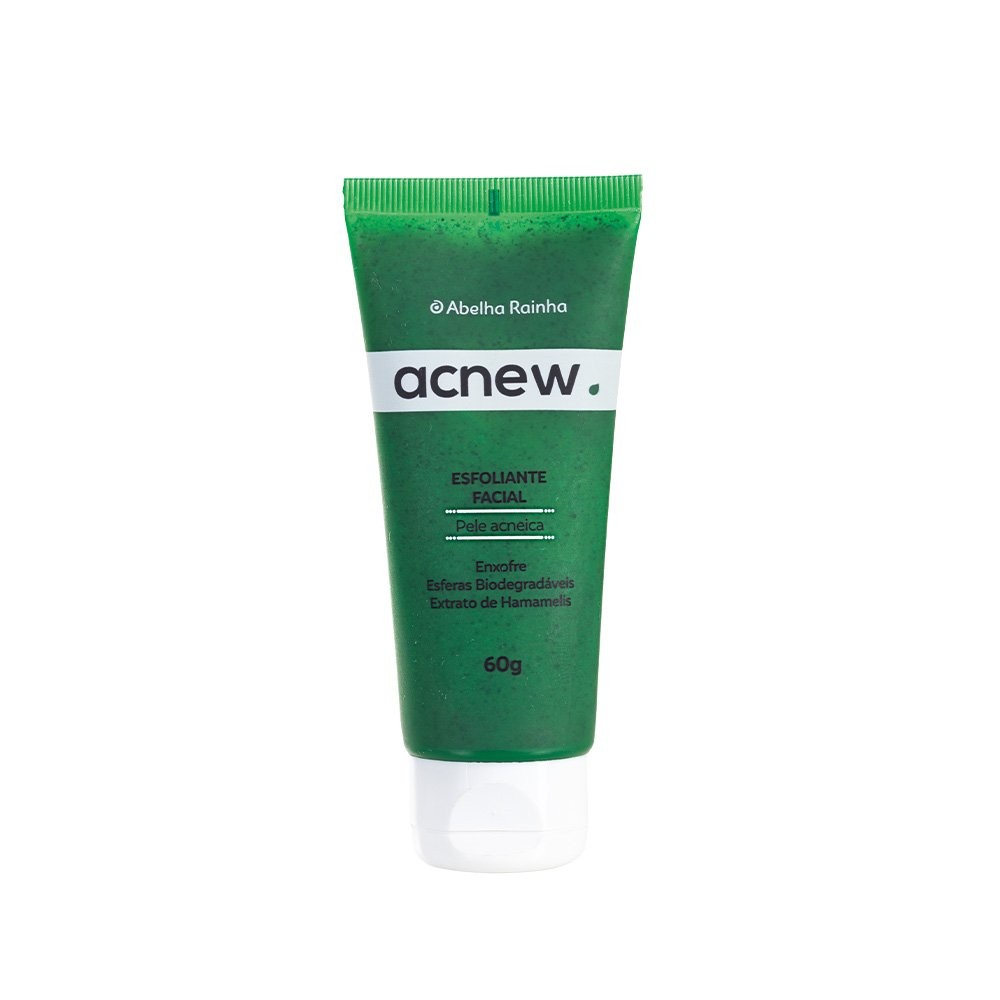 Esfoliante Facial Antiacne 60g a base de Enxofre Acnew Abelha Rainha