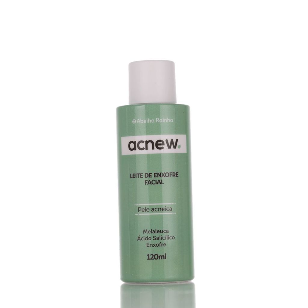 Leite De Enxofre Facial Antiacne Acnew Abelha Rainha 120ml