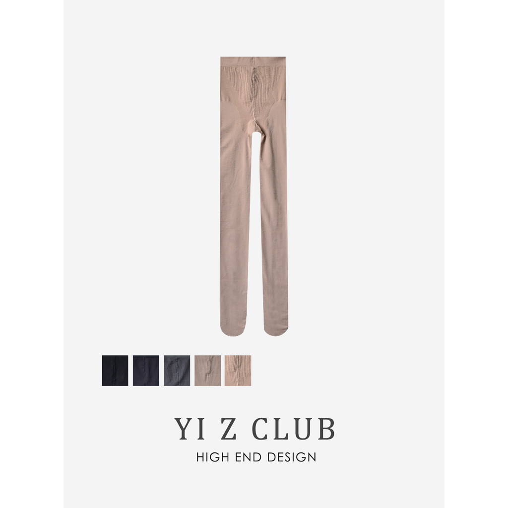 Yi Z CLUB Shaping Slimmer Look Butt-Lifting Lindas Pernas Macias Stretch Slim-fit Cintura Alta Leggings Femininas Meias