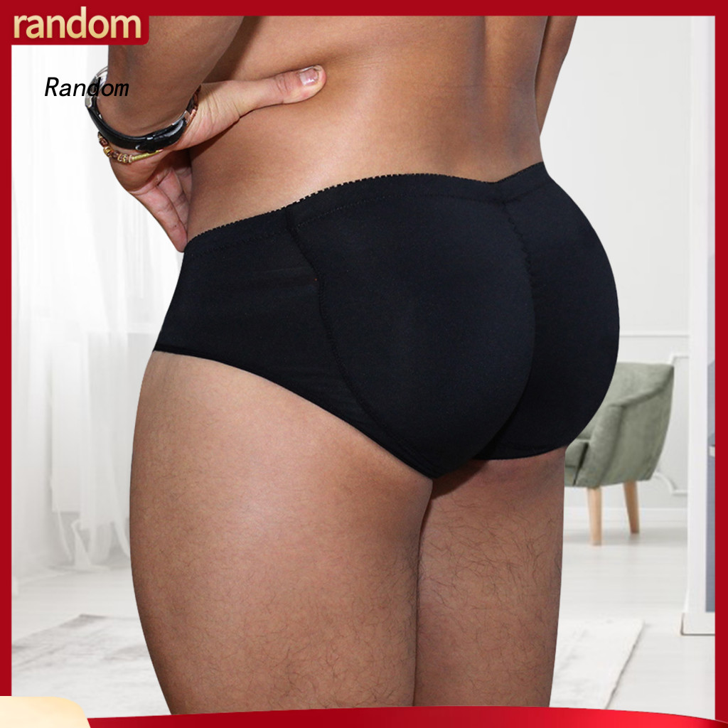 Butt Lifting Underwear Men Enhancer Men's Breathable Shapewear Thick Padded Lifter Briefs High Elastic Anti-septic Solid