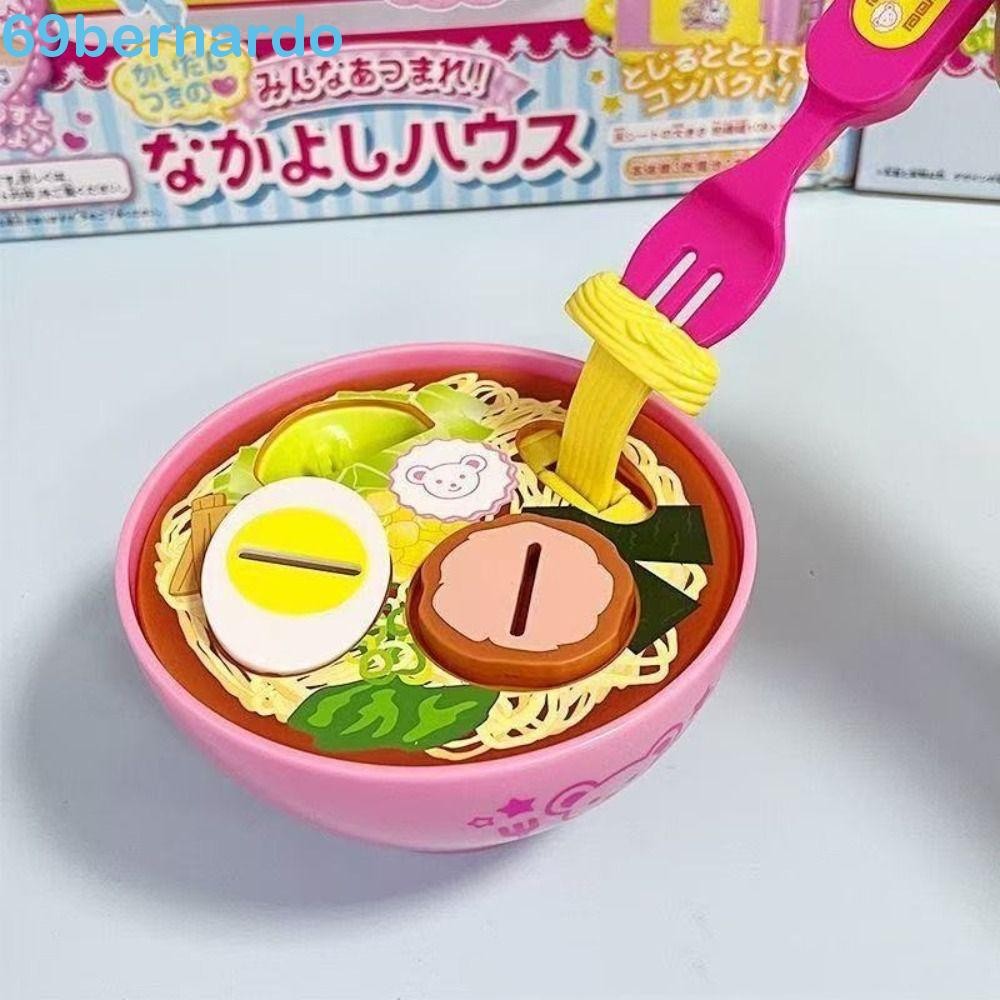 BERNARDO Ramen Brinquedo De Alimentação , Brinquedos De Cozinha Simulados De Alimentos Casa De Jogo De Educação Precoce
