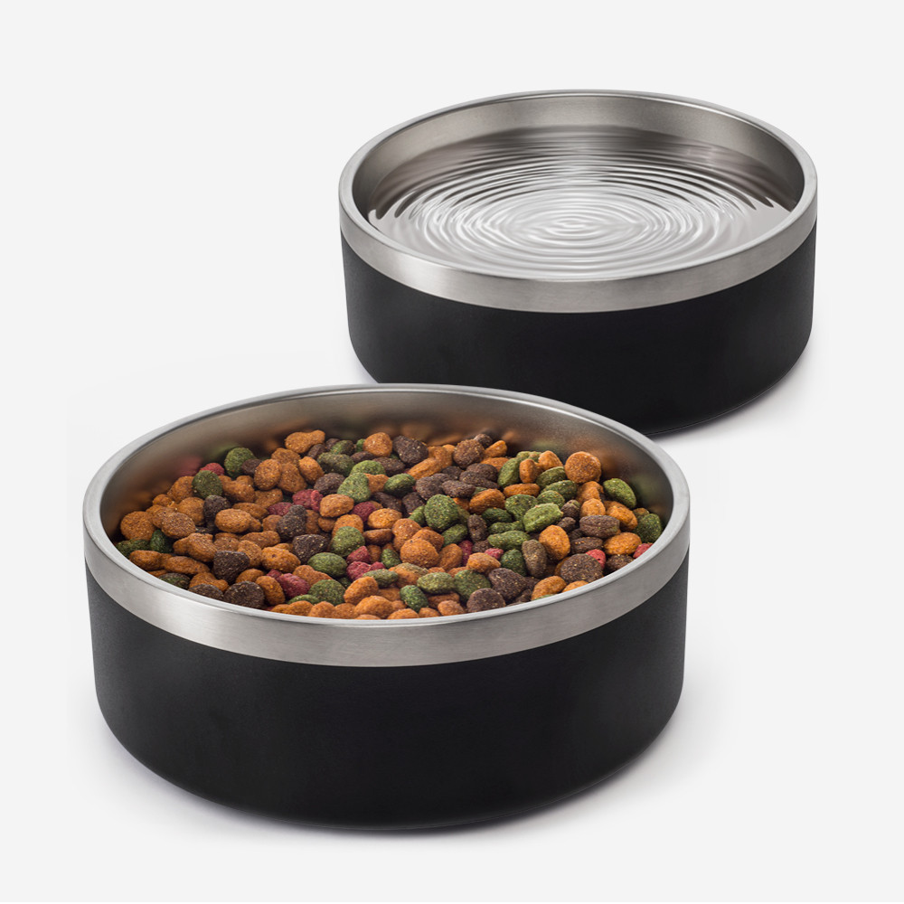Kit 2 Comedouros Cachorro Pet Aço Inox 946ml Madog