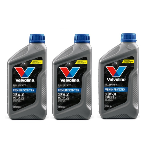 Kit 3 Óleo De Motor Valvoline 5W30 Sintético Premium Protection 946ml API SP ILSAC GF-6 Original