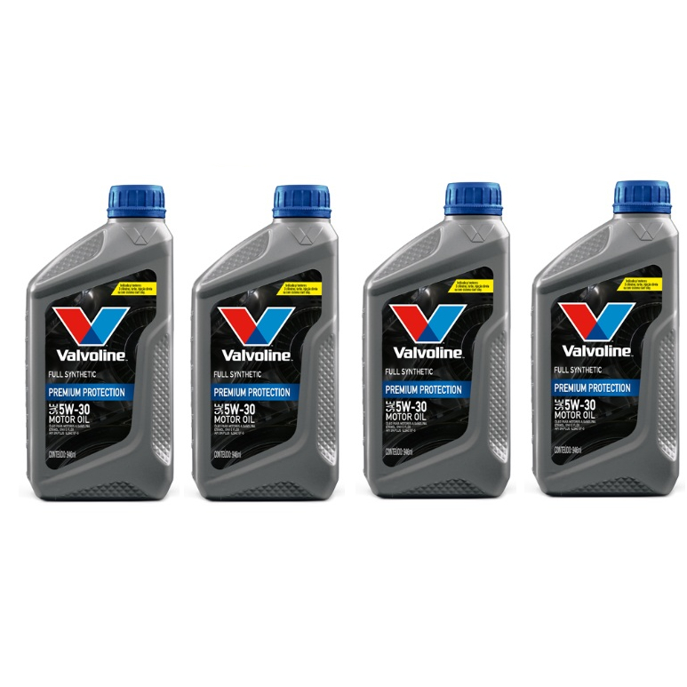 Kit 4 Óleo De Motor Valvoline 5W30 Sintético Premium Protection 946ml API SP ILSAC GF-6 Original