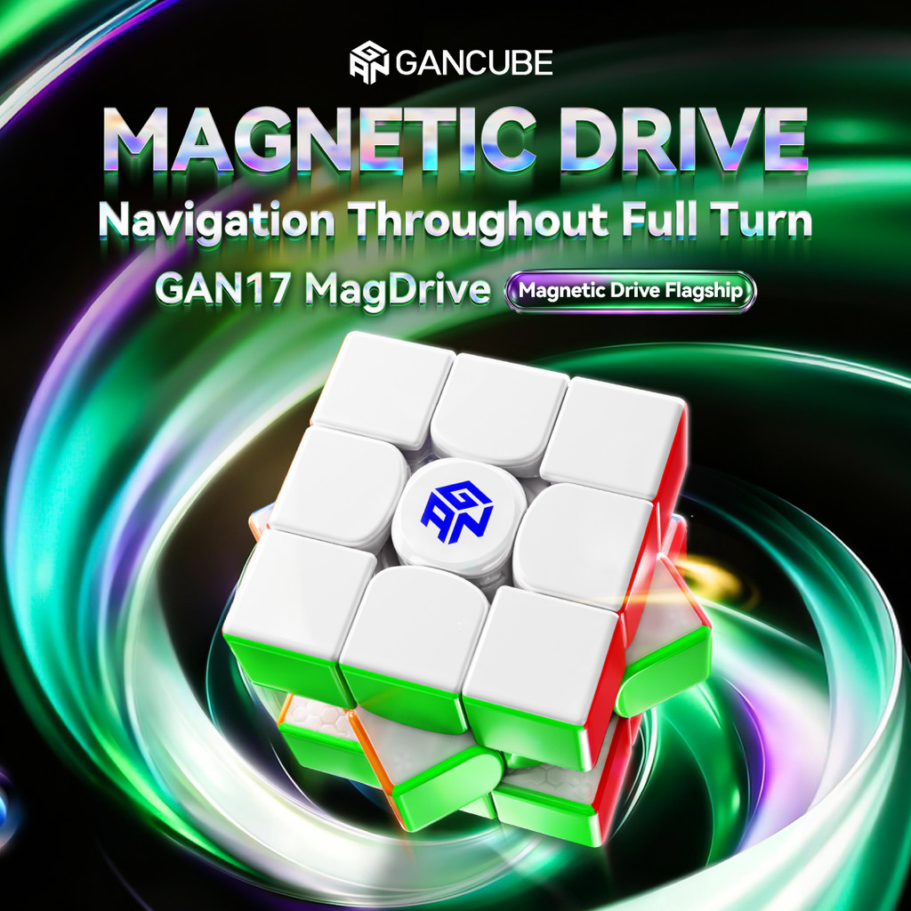 GAN 17 MagDrive UV 3x3 Magnetic Magic Cube Gan17 New Flagship Stickerless Professional Fidget Toys 3x3x3 Cube