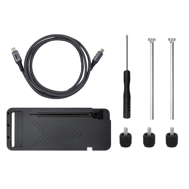 RUN 40Gbps USB4 0 Type C Estação Acoplamento GPU Externa Suporte Para RTX3060 GTX1060 Eficiente
