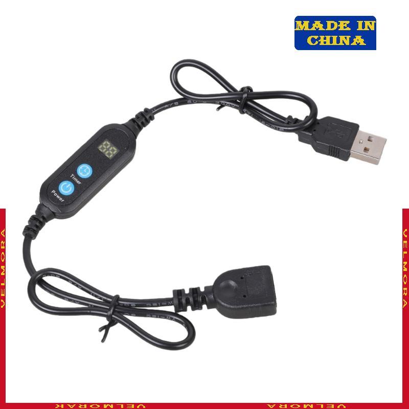 Linha Interruptores Temporizador VEl T 60cm Para Acessórios Mesa Iluminação Tanque Peixes