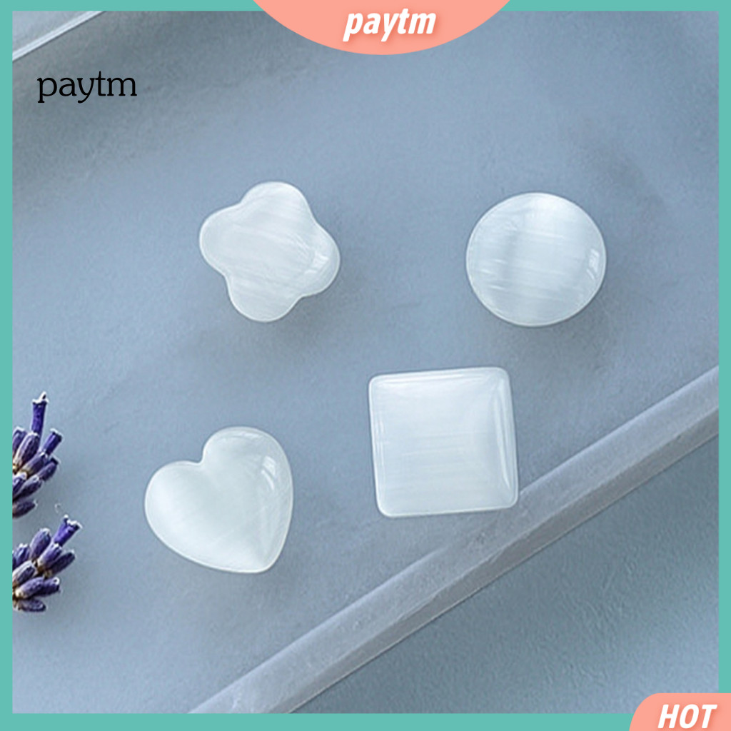 Magnetic Collar Button Safety Pin Cat's Eye Stone No Sew for Scarf Shirt Sweater – Round Square Heart Decorative Brooc