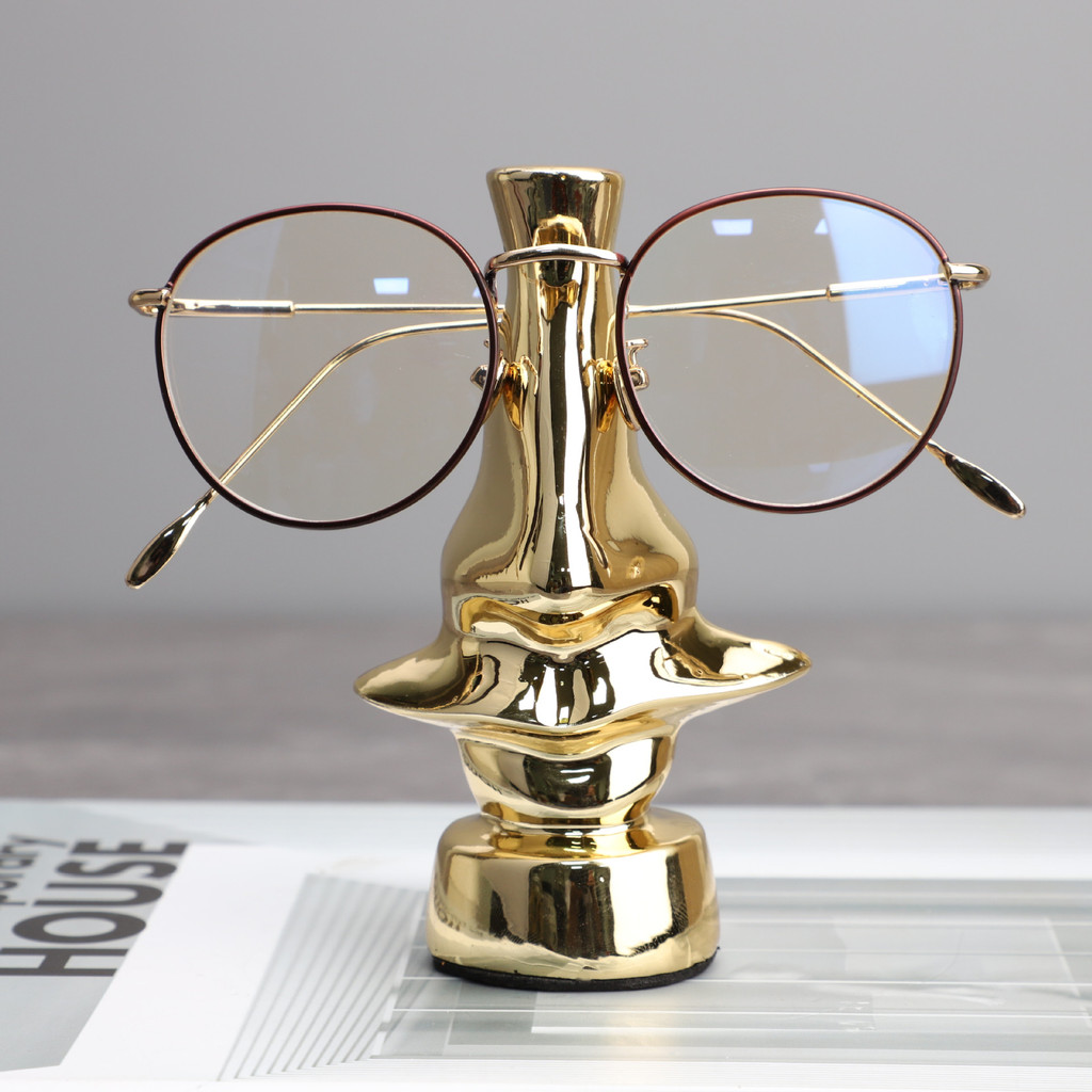 QQWU Modern minimalist eyewear display props, decorative pieces for living rooms, model homes, studies, offices, and eye