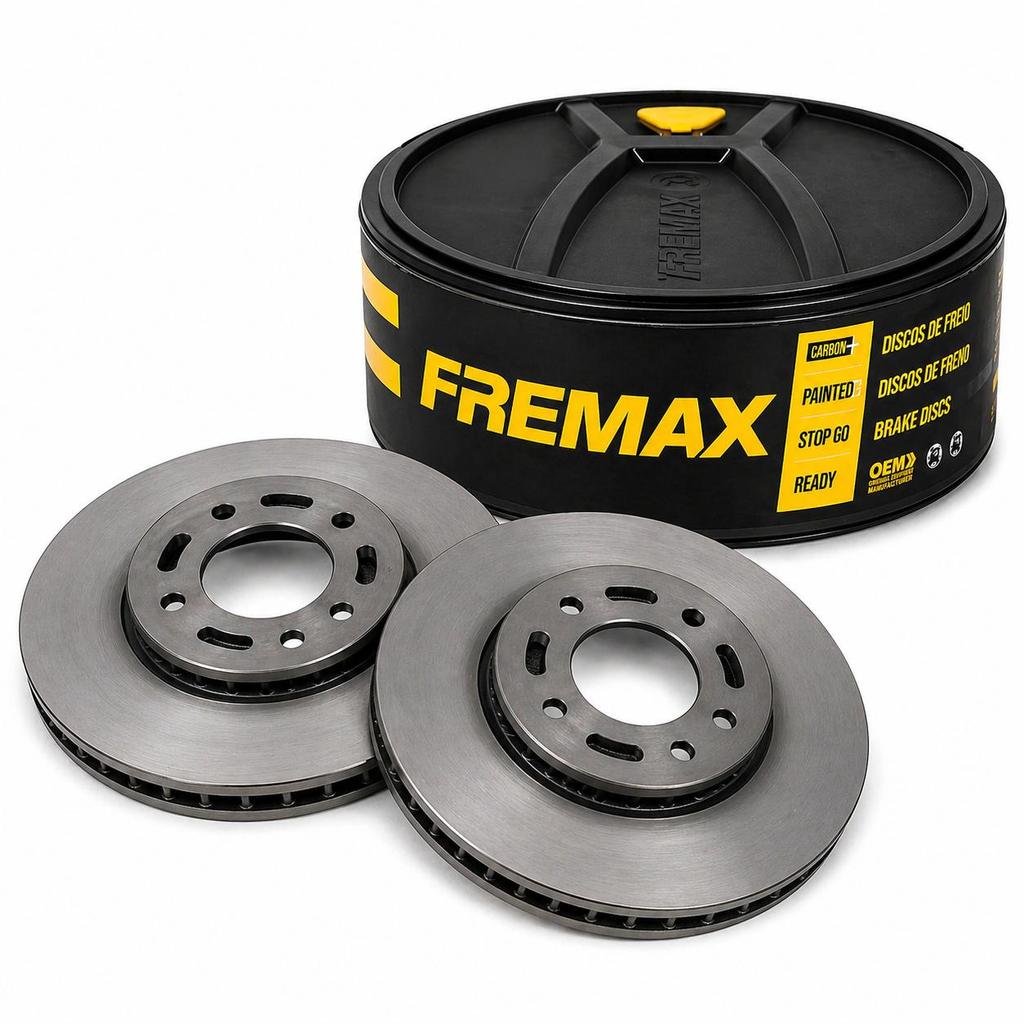 Par Disco Freio Dianteiro Ventilado Fremax Fit 2003 2004 2006 2008