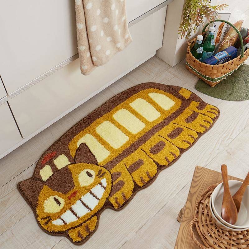 Totoro Cartoon Tapete De Banheiro Absorvente Doméstico Antiderrapante Porta iBv8