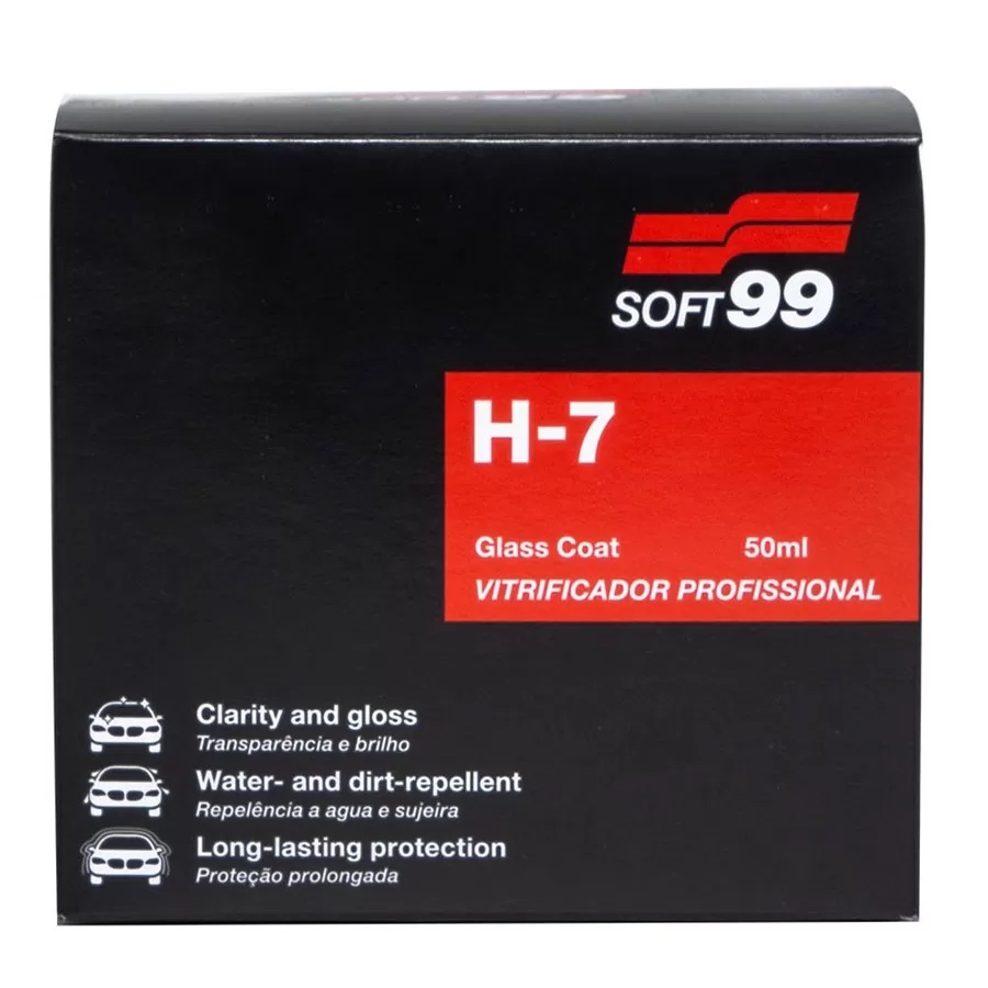 Vitrificador de Pintura H7 Coating Glass Coat 50ml Soft99