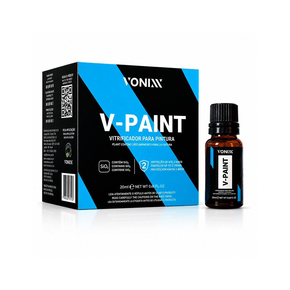Vitrificador para Pintura e Rodas 20ml V-PAINT Vonixx