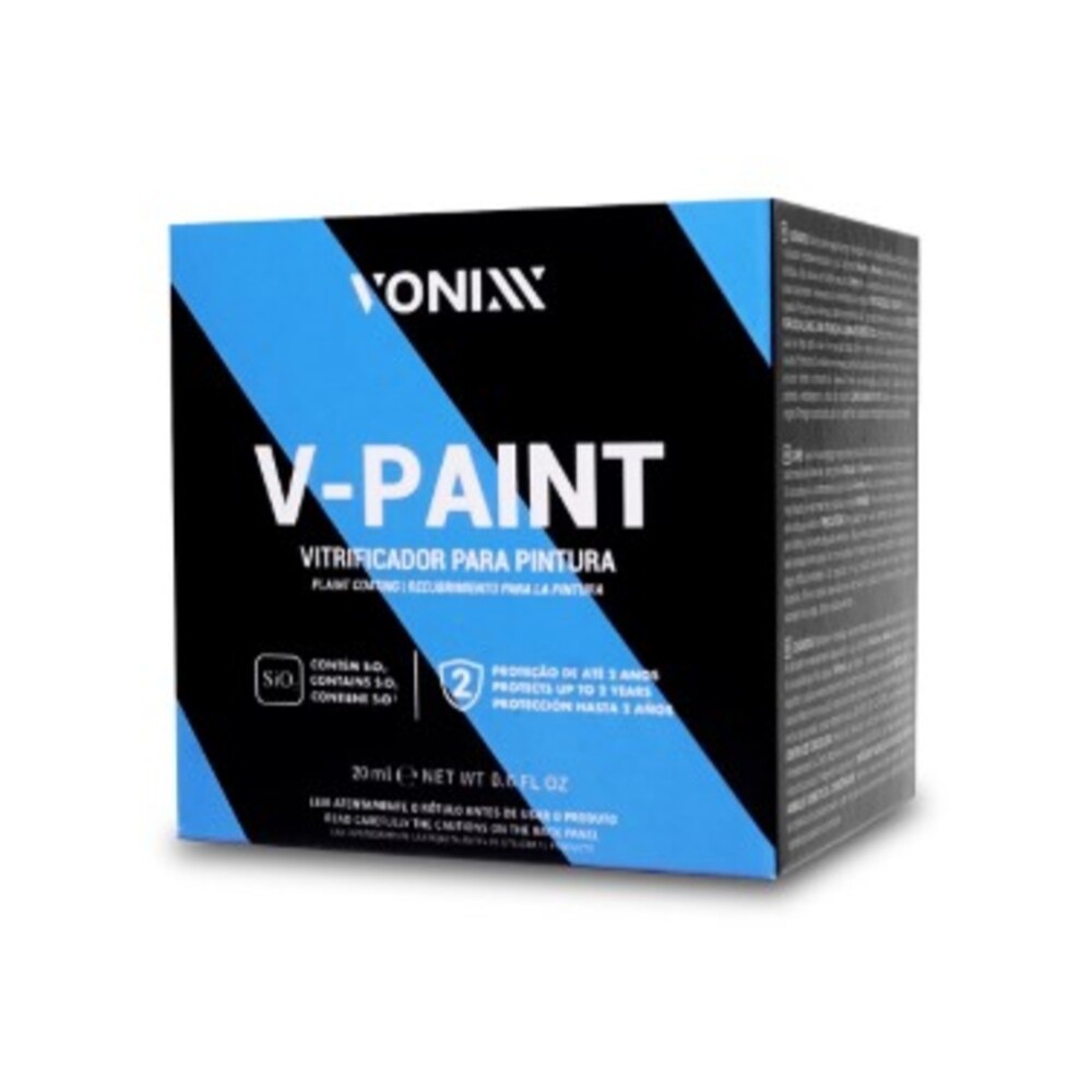 VITRIFICADOR PARA PINTURA V-PAINT 20ML HIDRORREPELÊNCIA E DEFESA CONTRA MICRORISCOS 2018006 - VONIXX