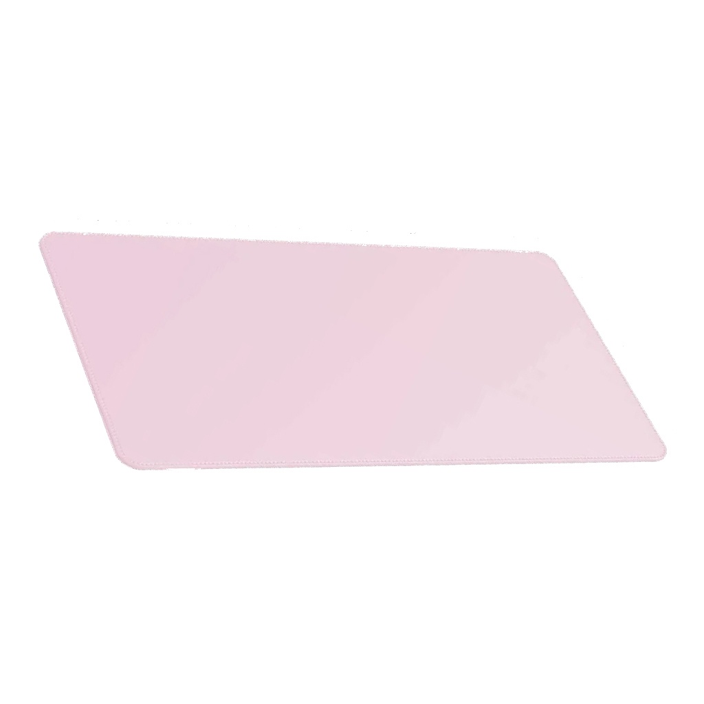 Mouse Pad Padrão Couro Rosa Claro Feltro Costurado Básico