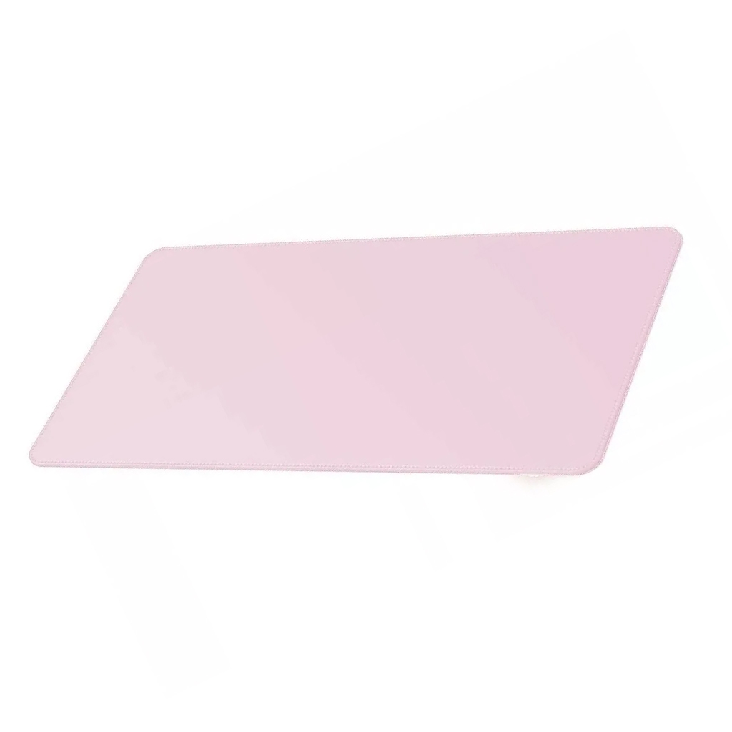 Mouse Pad Gigante Couro Ecológico Feltro Rosa Claro