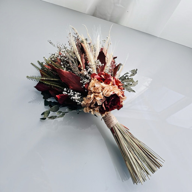 Buquê de flores Secas\Desidratadas Simple Boho Para Casamentos Eventos e Decorações