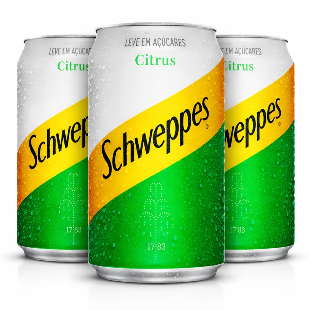 Kit 3 Refrigerante Citrus SCHWEPPES Leve em Açucares 350ml