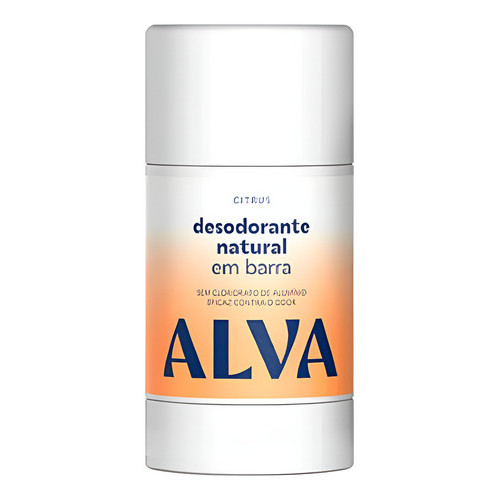 Desodorante Alva Em Barra Vegano Antiodor 55g Citrus