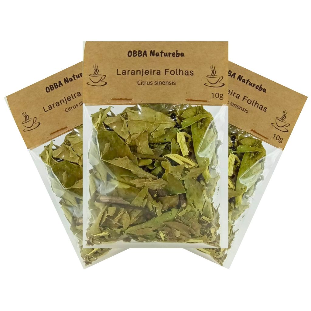Chá de LARANJEIRA Legítima Citrus sinensis 100% Pura Infusão de Qualidade Natural – Leve 3 pacotes