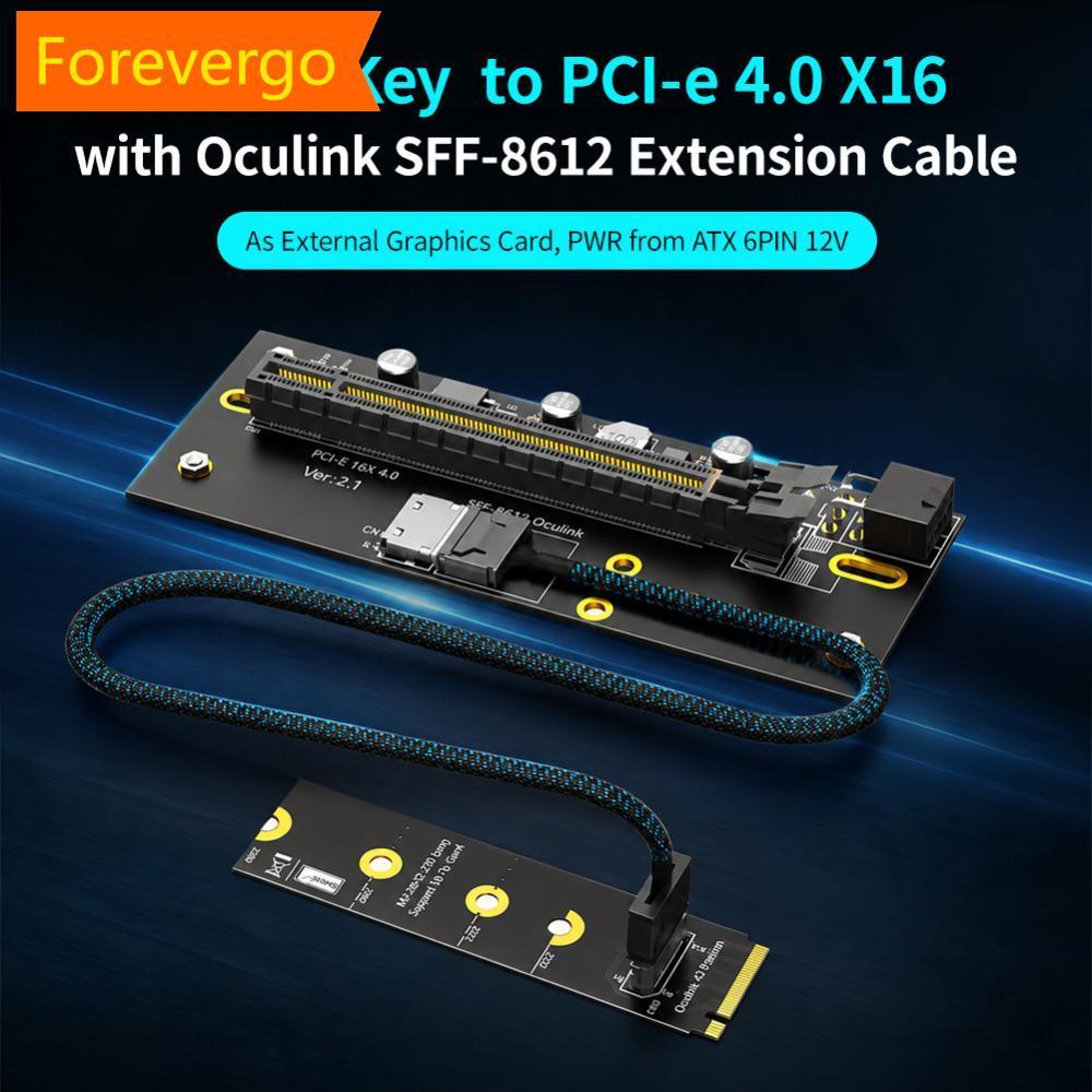 forevergo M . 2-Key 2242/2260/2280 Para PCI-e 4.0 X16 Com Cabo De Extensão Oculink SFF-8612 Como Placa Gráfica Externa O
