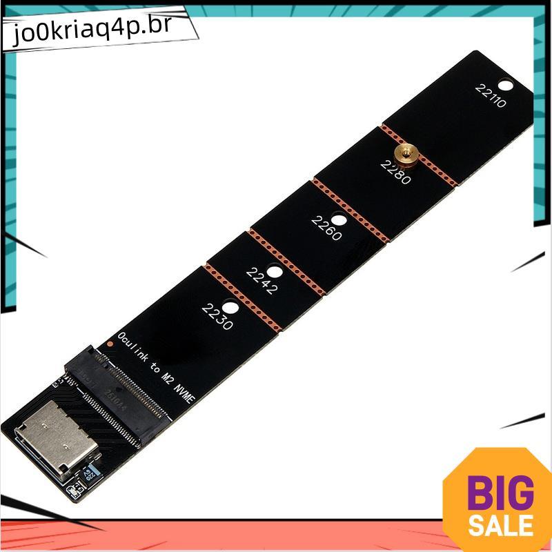 Para Placa-Mãe Oculink SFF-8612 A M . Adaptadora SSD 2 NVME-Key Adaptador PCIE 4.0 X4 De 2 Teclas
