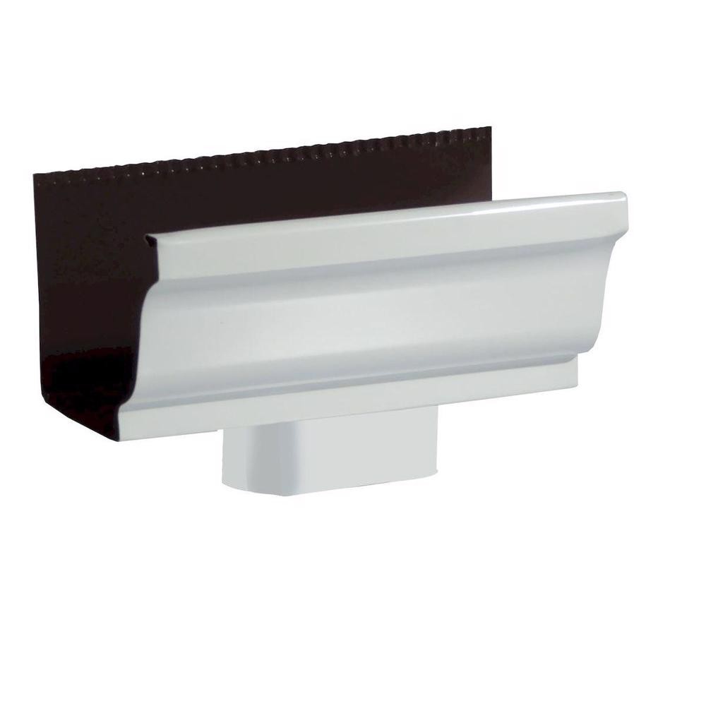 Bocal de Descida Calha de Chuva Branco - Bellacalha CLD031