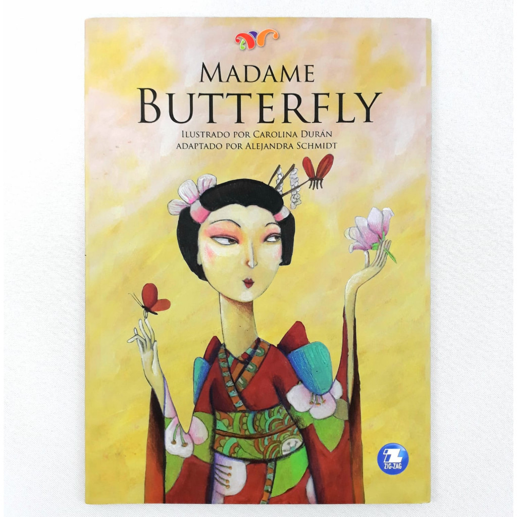 Livro Madame Butterfly - Ilustrado por Carolina Durán e Adaptado por Alejandra Schmidt - USADO