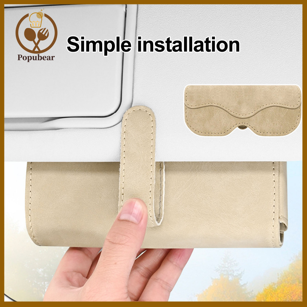 Scratch Protection Case Velvet Lined Storage Car Box with Strong Magnetic Closure for Sunglasses Glasses Soft Lining Uni